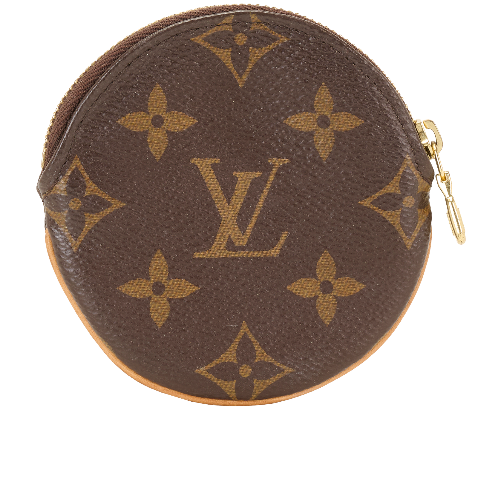 Louis Vuitton Round Coin Purse, &pound;280, Accessories, Brown, Canvas, Back view
